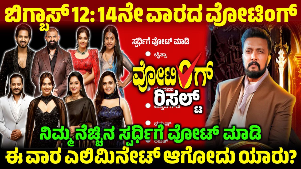 Bigg Boss 12 14th Week Voting, 14th Week Voting Line Update, Bigg Boss Kannada,BBK12, 14th Week Voting Line Online, Bigg Boss Kannada 14th Week Voting Line, BBK12 14th Week Voting in Online, Bigg Boss 12 14th Week Voting Line, 14th Week Voting Result, BBK12 14th Week Voting Result, Bigg Boss 12 14th Week Voting Line Online, 14th Week Voting Poll Update, Bigg Boss 12 14th Week Voting Poll, Bigg Boss 12 14th Week Voting Poll Result, 14th Week Eliminated Contestant, Bigg Boss 12 14th Week Voting Result, 14th Week Voting Result Update, my edu update kannada, Saksha Media, News Update kannada, trending News Update, 14th Week Voting Line Results Update, Bigg Boss 12 14th Week Voting line, 14ನೇ ವಾರ ಯಾರೆಲ್ಲ ನಾಮಿನೇಟ್ ಆಗಿದ್ದಾರೆ, BBK12 14th Week Nominated Contestant