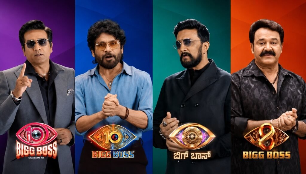 ಭಾರತೀಯ ಕಿರುತೆರೆ ಇತಿಹಾಸದಲ್ಲಿ ಹೊಸ ದಾಖಲೆ, ಒಂದೇ ದಿನ ನಾಲ್ಕು ಭಾಷೆಗಳಲ್ಲಿ ಬಿಗ್ ಬಾಸ್ ಅದ್ಧೂರಿ ಆರಂಭ, Bigg Boss, BBK13, Kiccha Sudeep, Trending news, my edu update, news update