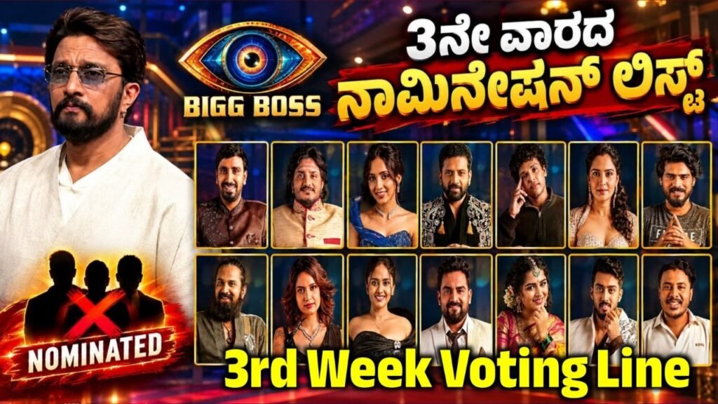 3rd Week Bigg Boss Voting Line, 3ನೇ ವಾರ ಬಿಗ್ಬಾಸ್ ಮನೆಯಿಂದ ಹೊರ ಬರುವ ಸ್ಪರ್ಧಿ, BBK13, Bigg Boss Kannada, Kiccha Sudeep, Boss 13 3rd Week Nomination, 3rd Week Voting Line, Bigg Boss Kannada 3rd Week Elimination, 3rd Week Voting Result, 3rd Week Voting Poll Result, Bigg Boss Kannada 3rd Week Elimination, 3rd Week Voting Result, Bigg Boss 12 - 3rd Week Voting Result, 3rd Week Voting Result Update, Bigg Boss 13 3rd Week Voting poll Result, 3rd Week Voting Result Online, BBK13 3rd Week Voting Result Update, 3rd Week Voting Line Results, 3rd Week Voting Line Result, BBk13 3rd Week Voting Line Results, BBK13 3rd Week Voting Results, Bigg Boss 13 3rd Week Voting Poll Result, Bigg Boss 13 3rd Week Voting Result, my edu update kannada, Saksha Media, 3rd Week Voting Line Results Update, BBK13 3rd Week Voting Results Update